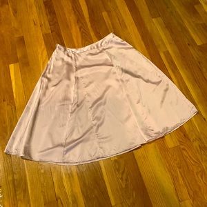 LILYSILK Pink Midi Skirt, Size XL